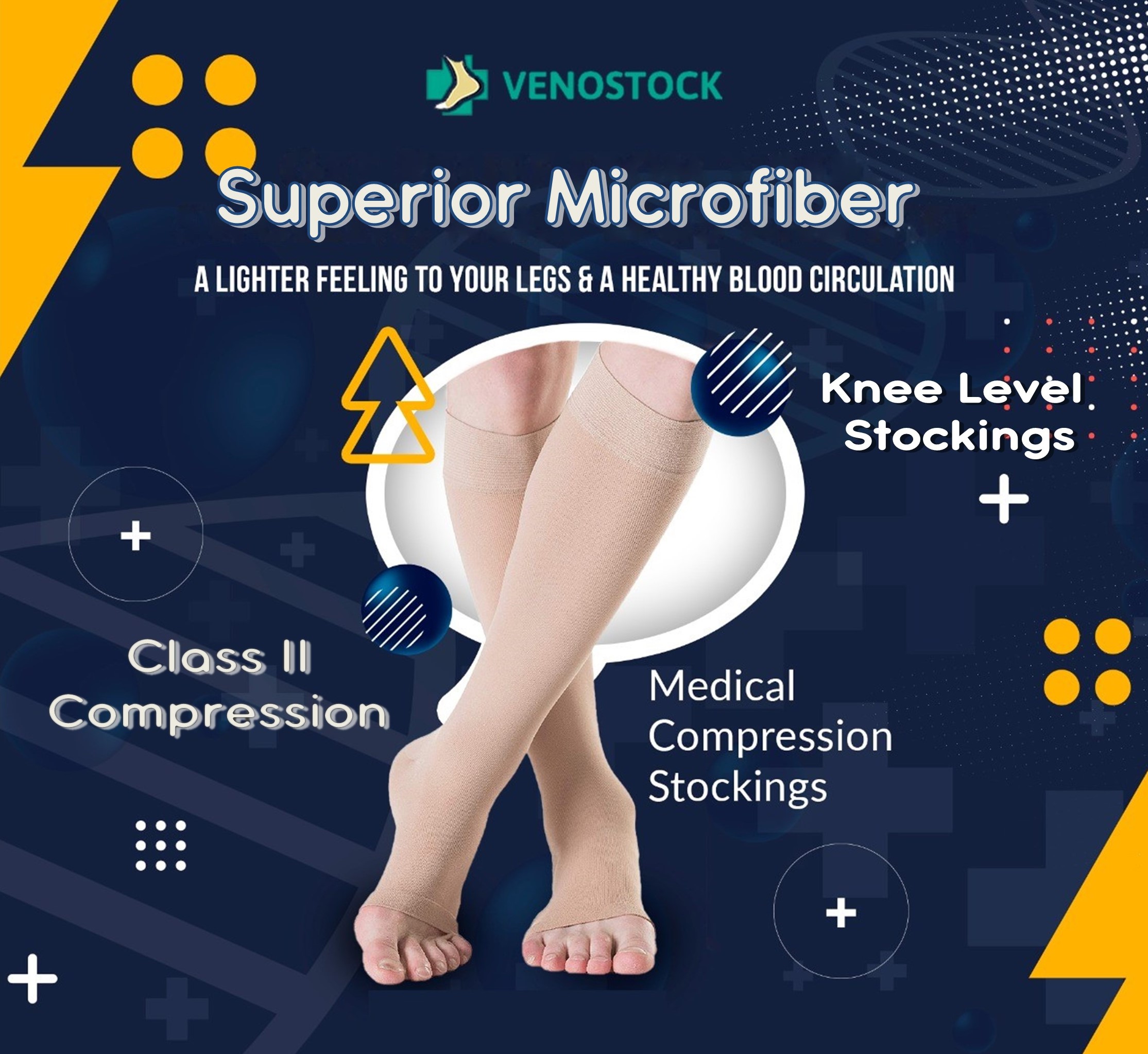 Findcool Medical Compression Pantyhose for Varicose Veins